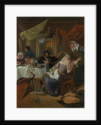 The Dissolute Household, ca. 1663-64 by Jan Steen