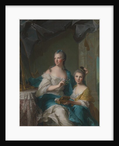 Madame Marsollier and Her Daughter, 1749 by Jean-Marc Nattier
