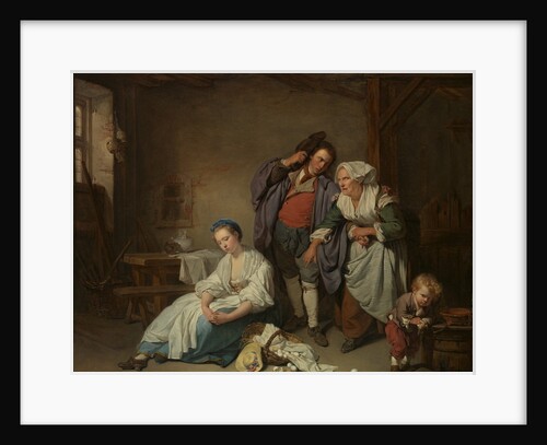 Broken Eggs, 1756 by Jean-Baptiste Greuze