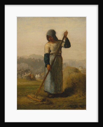 Woman with a Rake, probably 1856-57 by Jean Francois Millet