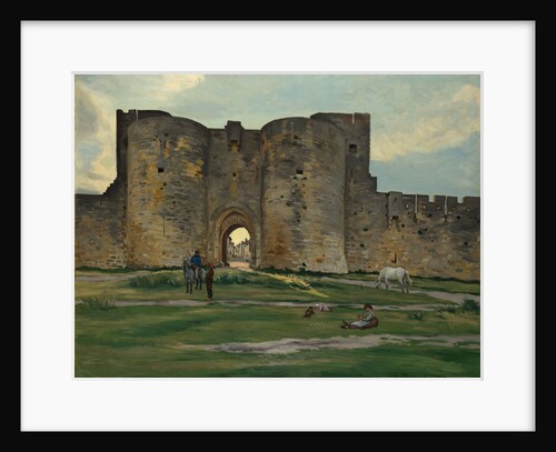 Porte de la Reine at Aigues-Mortes, 1867 by Frédéric Bazille
