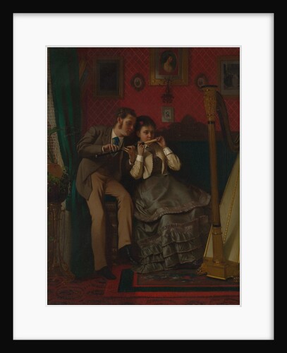 The Music Lesson, 1870 by John George Brown