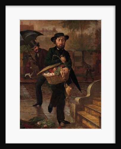 Young Husband: First Marketing, 1854 by Lilly Martin Spencer