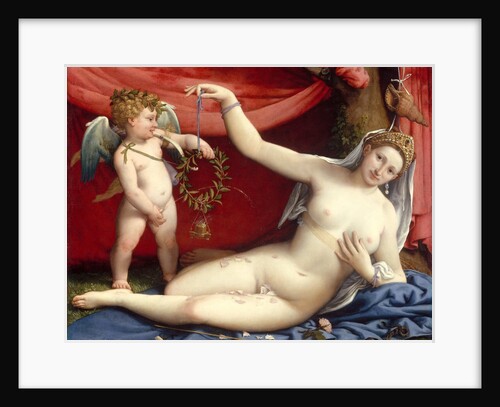 Venus and Cupid, 1520s by Lorenzo Lotto