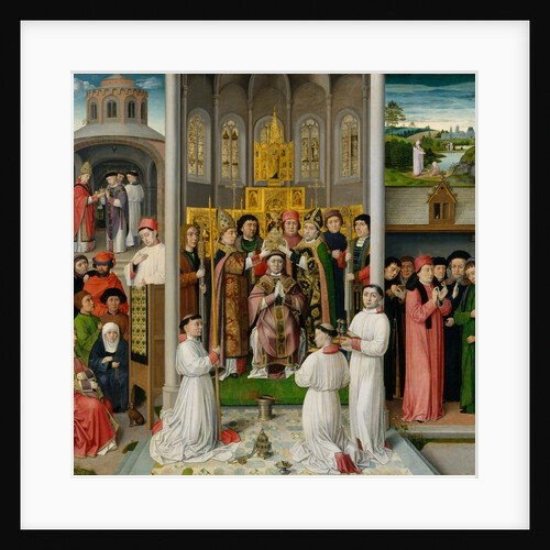Scenes from the Life of Saint Augustine of Hippo, ca. 1490 by Master of Saint Augustine