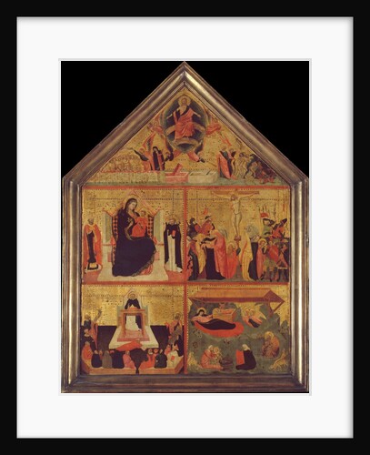 The Last Judgment; The Virgin and Child with a Bishop-Saint and Saint Peter Martyr…, ca. 1325 by Master of the Dominican Effigies