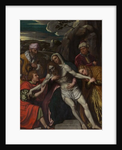 The Entombment, 1554 by Moretto da Brescia