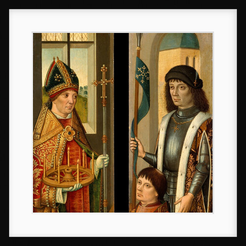 Saint Donatian; Saint Victor Presenting a Donor by Unknown