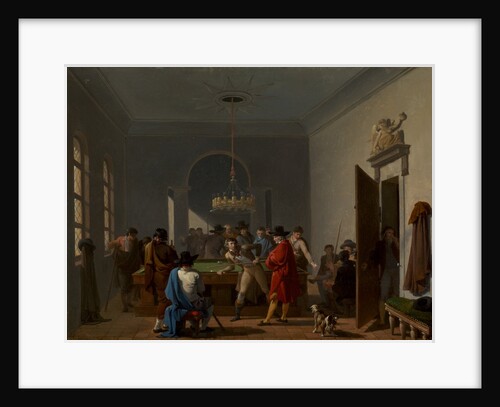 The Billiard Room, after 1810 by Nicolas Antoine Taunay