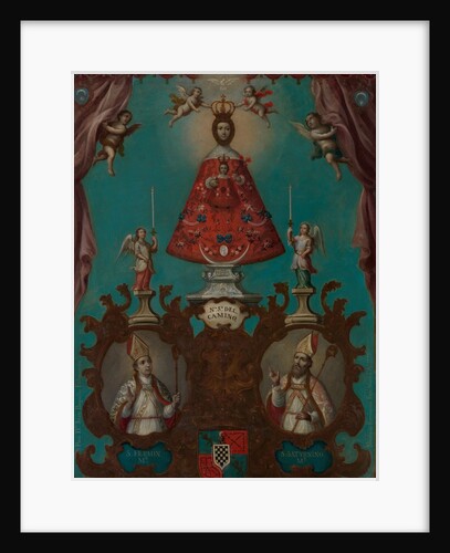 The Virgin of El Camino with St. Fermín and St. Saturnino, 1773 by Nicolás Enríquez
