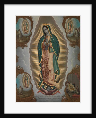 The Virgin of Guadalupe with the Four Apparitions, 1773 by Nicolás Enríquez