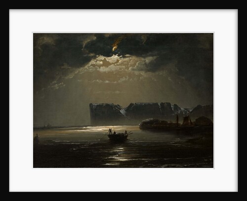 The North Cape by Moonlight, 1848 by Peder Balke
