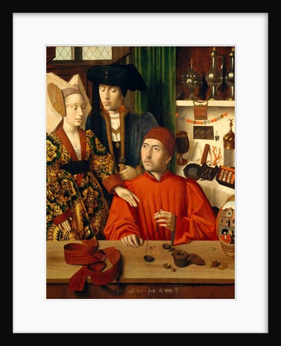 A Goldsmith in his Shop, 1449 by Petrus Christus