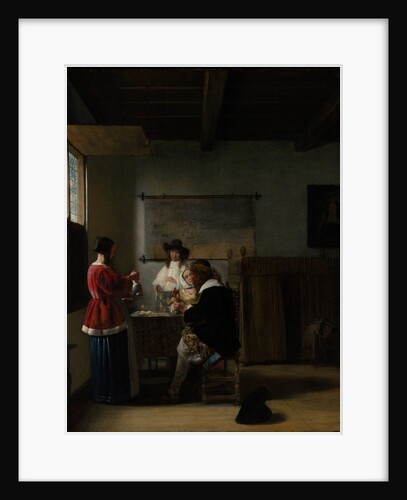 The Visit, ca. 1657 by Pieter de Hooch