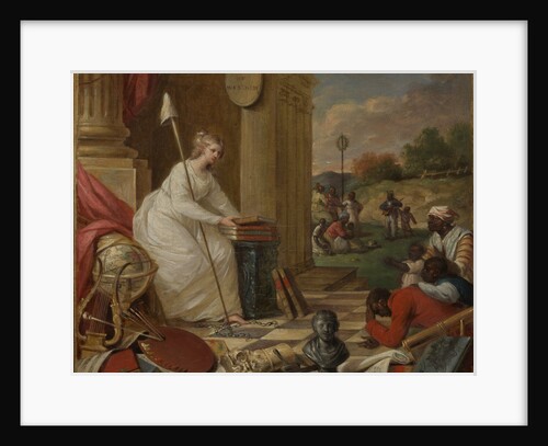 Study For Liberty Displaying the Arts and Sciences, or The Genius of America…, ca. 1791-92 by Samuel Jennings