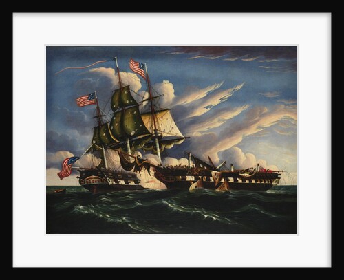 The Constitution and the Guerriere, ca. 1845 by Thomas Chambers