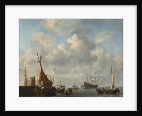 Entrance to a Dutch Port, ca. 1665 by Willem van de Velde the Younger