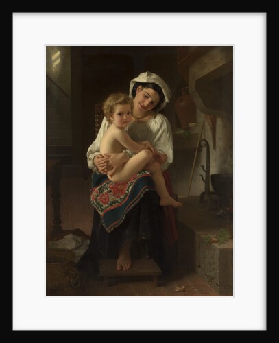 Young Mother Gazing at Her Child, 1871 by William-Adolphe Bouguereau