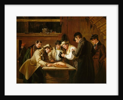 The Raffle, 1837 by William Sidney Mount