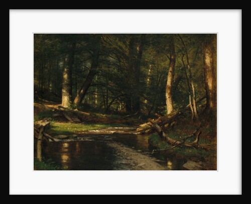 The Brook in the Woods, ca. 1885-86 by Worthington Whittredge