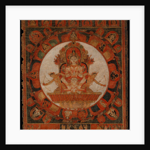Mandala of Chandra, God of the Moon, late 14th-early 15th century by Unknown