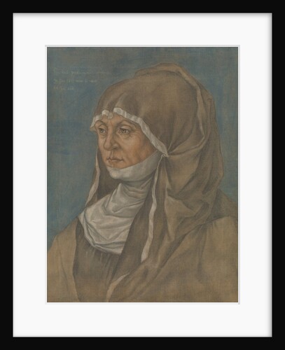 Portrait of a Woman, Said to Be Caritas Pirckheimer by Imitator of Albrecht Dürer