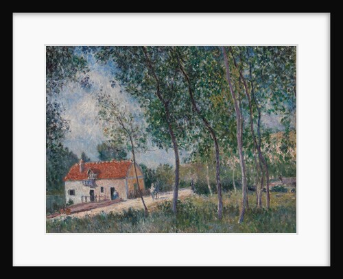 The Road from Moret to Saint-Mammès, 1883-85 by Alfred Sisley