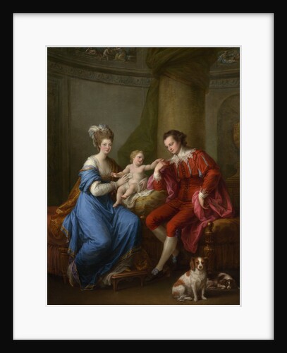 Edward Smith Stanley, Twelfth Earl of Derby, with His First Wife and Their Son, c1776 by Angelica Kauffman