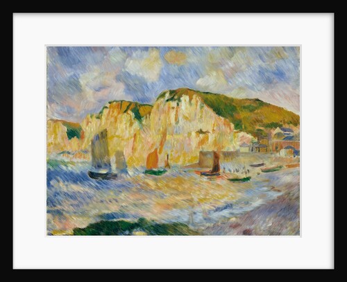 Sea and Cliffs, ca. 1885 by Pierre-Auguste Renoir