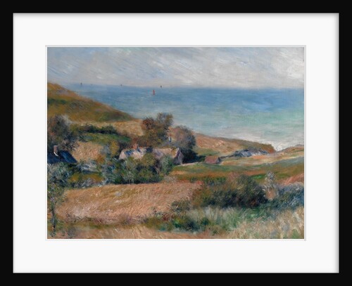 View of the Seacoast near Wargemont in Normandy, 1880 by Pierre-Auguste Renoir