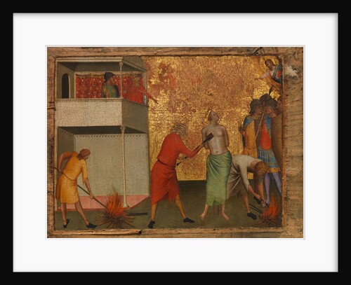 Saint Reparata Tortured with Red-Hot Irons by Bernardo Daddi