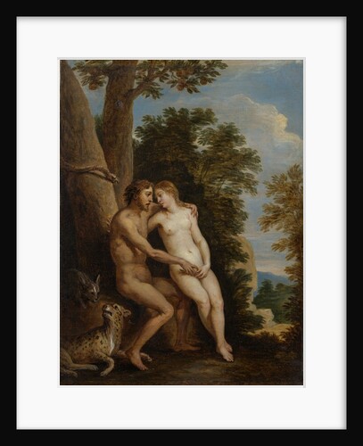 Adam and Eve in Paradise, 1650s by David Teniers II