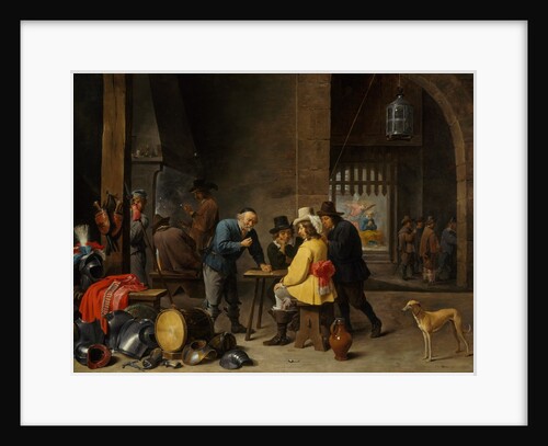 Guardroom with the Deliverance of Saint Peter, ca. 1645-47 by David Teniers II