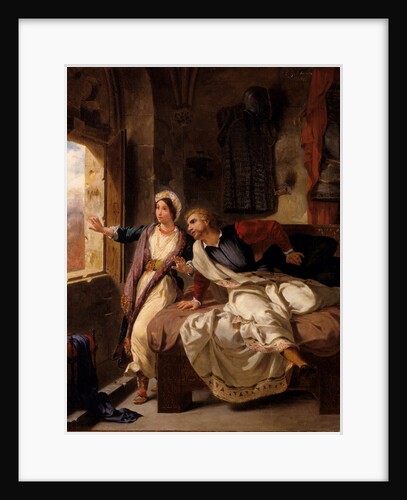 Rebecca and the Wounded Ivanhoe, 1823 by Eugene Delacroix