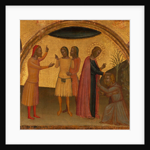 Saint John the Evangelist with Acteus and Eugenius, ca. 1370 by Francescuccio Ghissi