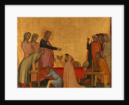 Saint John the Evangelist Raises Satheus to Life, ca. 1370 by Francescuccio Ghissi