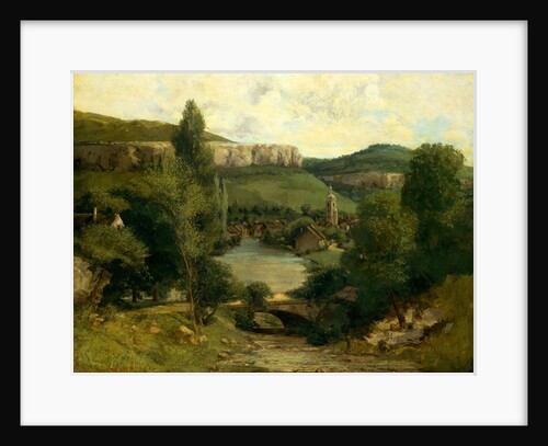 View of Ornans, probably mid-1850s by Gustave Courbet