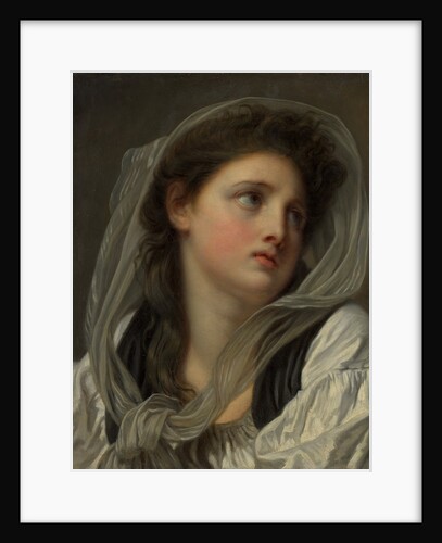 Head of a Young Woman, possibly 1780s by Jean-Baptiste Greuze