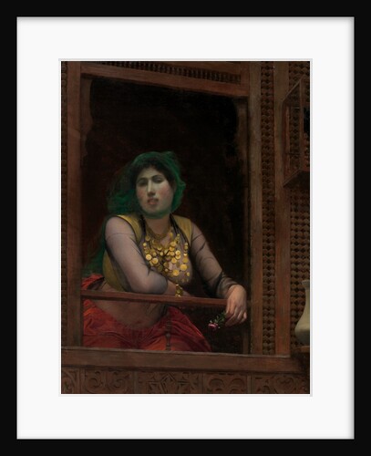 Woman at a Balcony, 1887-88 by Jean-Leon Gerome