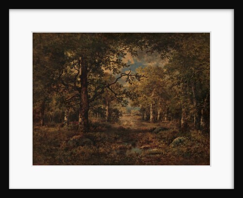 A Vista through Trees: Fontainebleau, 1873 by Narcisse Virgile Diaz de la Pena
