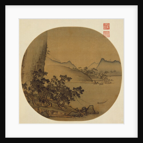 Boats Moored in Wind and Rain, 13th century by Unknown