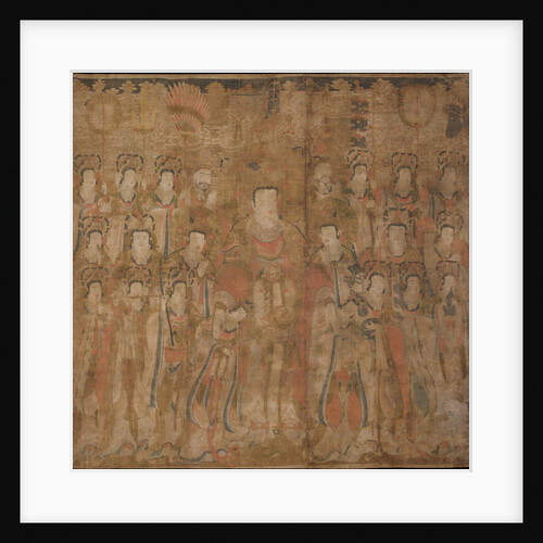 Brahma with Attendants and Musicians, late 16th century by Unknown