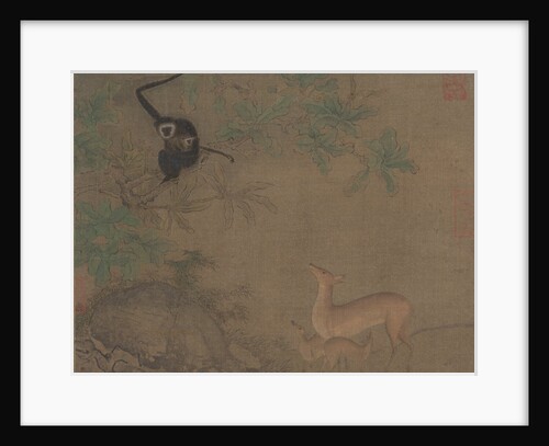 Gibbons and Deer by Unknown