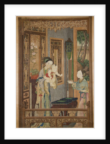 Interior with Woman, Child and Nurse, late 18th-early 19th century by Unknown