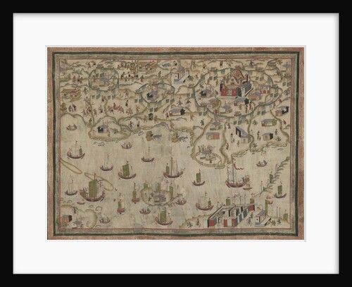 Forts Zeelandia and Provintia and the City of Tainan, 19th century by Unknown