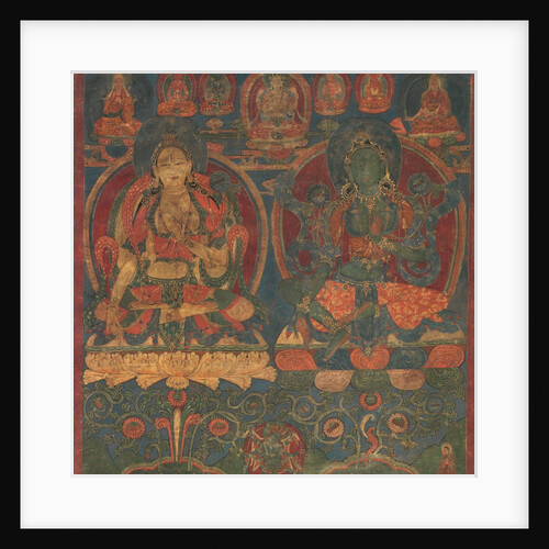 White Tara and Green Tara, 1450-1500 by Unknown