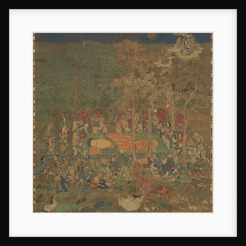 Death of the Historical Buddha, 14th century by Unknown