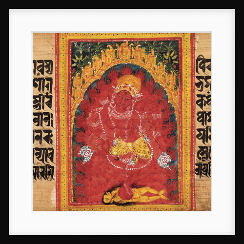 Kurukulla Dancing in Her Mountain Grotto… , early 12th century by Unknown