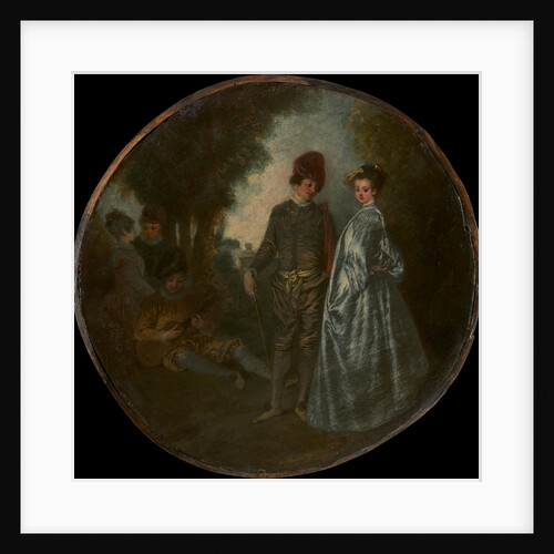 The Cascade by Jean-Antoine Watteau