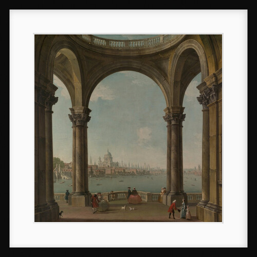 Capriccio with St. Paul's and Old London Bridge by Antonio Joli